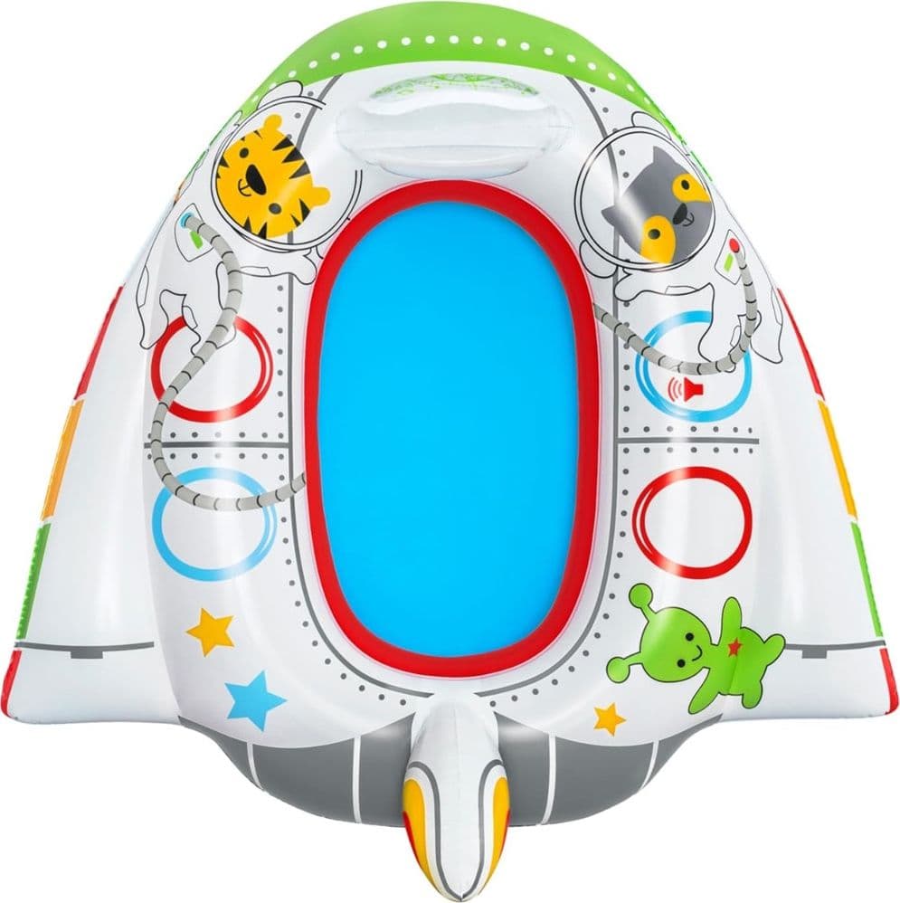 CANOTTINO BARCA NAVICELLA SPAZIALE GONFIABILE PER BAMBINI +3 ANNI CON ALTOPARLANTE 34178 in Canotti e gonfiabili galleggianti Trade Shop italia - Napoli, commercioVirtuoso.it