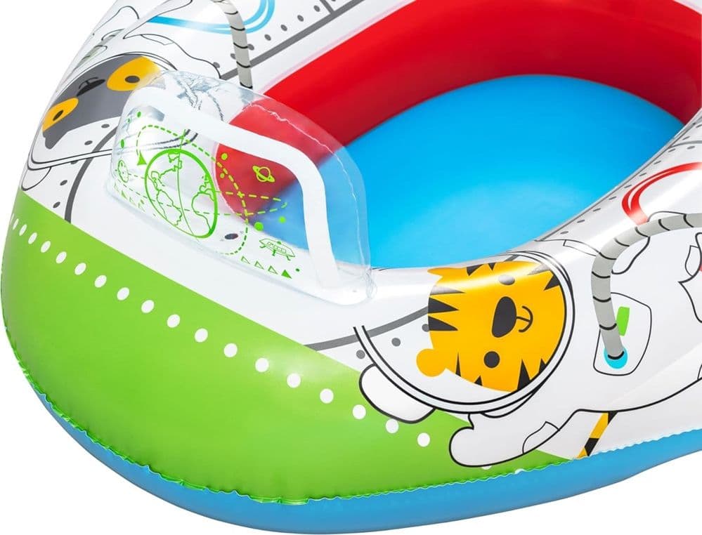 CANOTTINO BARCA NAVICELLA SPAZIALE GONFIABILE PER BAMBINI +3 ANNI CON ALTOPARLANTE 34178 in Canotti e gonfiabili galleggianti Trade Shop italia - Napoli, commercioVirtuoso.it