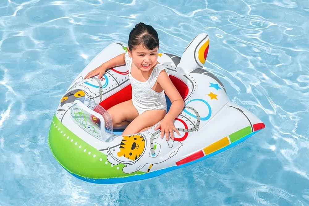 CANOTTINO BARCA NAVICELLA SPAZIALE GONFIABILE PER BAMBINI +3 ANNI CON ALTOPARLANTE 34178 in Canotti e gonfiabili galleggianti Trade Shop italia - Napoli, commercioVirtuoso.it