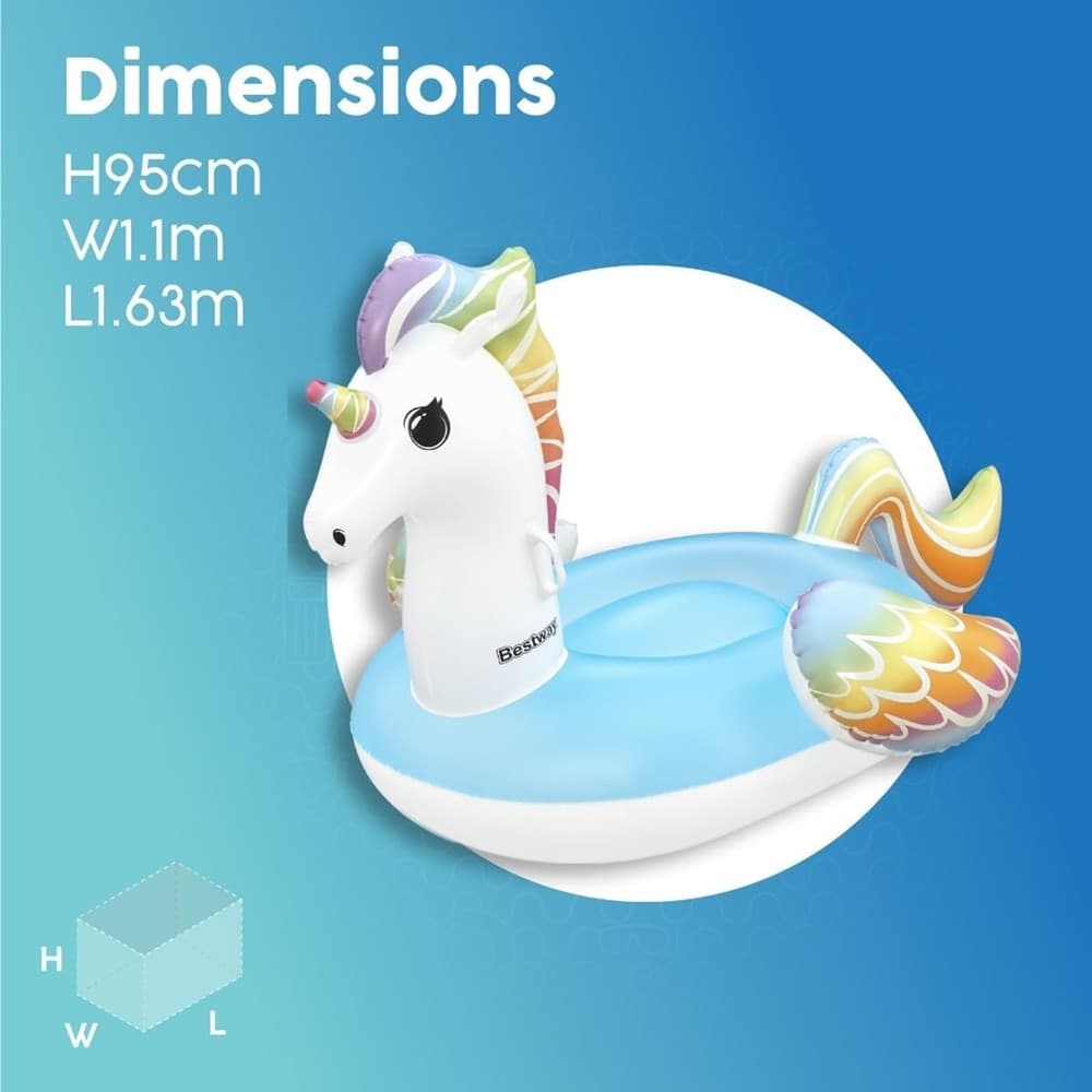 CAVALCABILE UNICORNO FANTASY GALLEGGIANTE GONFIABILE PISCINA SPIAGGIA CON MANIGLIE 41114 in Canotti e gonfiabili galleggianti Trade Shop italia - Napoli, commercioVirtuoso.it