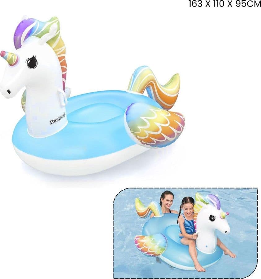 CAVALCABILE UNICORNO FANTASY GALLEGGIANTE GONFIABILE PISCINA SPIAGGIA CON MANIGLIE 41114 in Canotti e gonfiabili galleggianti Trade Shop italia - Napoli, commercioVirtuoso.it