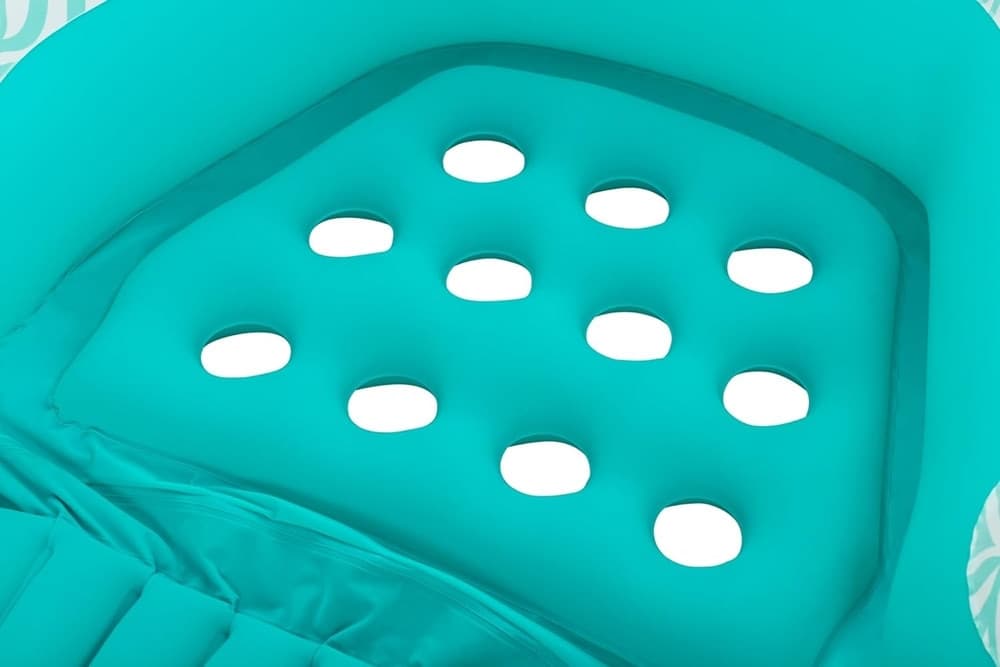 POLTRONA DA PISCINA GONFIABILE GALLEGGIANTE COMFORT PLUSH DELUXE CON PORTABICCHIERE 43719 in Canotti e gonfiabili galleggianti Trade Shop italia - Napoli, commercioVirtuoso.it