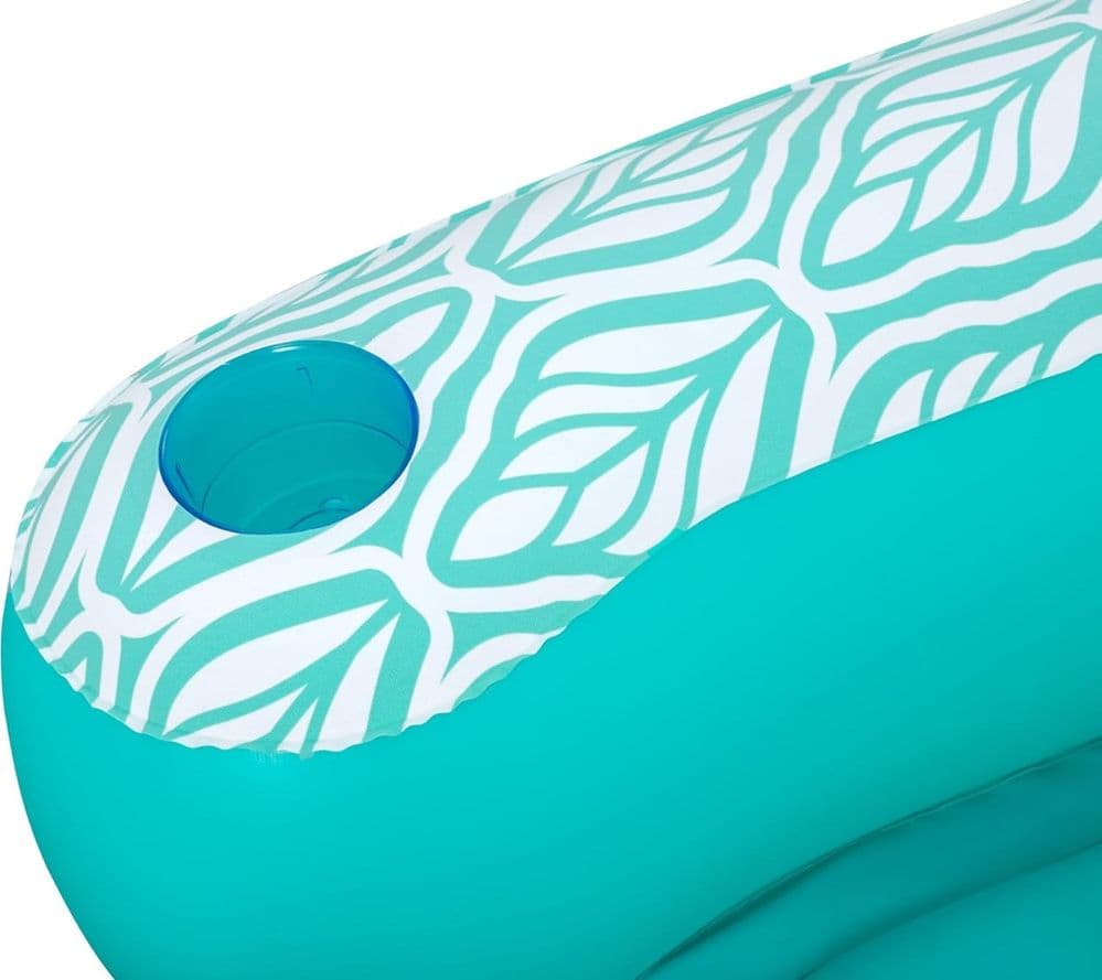 POLTRONA DA PISCINA GONFIABILE GALLEGGIANTE COMFORT PLUSH DELUXE CON PORTABICCHIERE 43719 in Canotti e gonfiabili galleggianti Trade Shop italia - Napoli, commercioVirtuoso.it