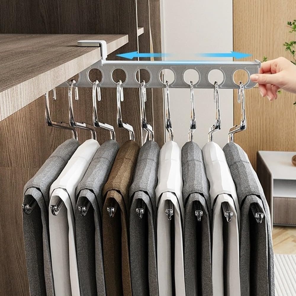 GANCIO PER GRUCCE APPENDIABITI PANTALONI SCIARPE ORGANIZZATORE SALVASPAZIO RESISTENTE in Appendini per pantaloni Trade Shop italia - Napoli, commercioVirtuoso.it