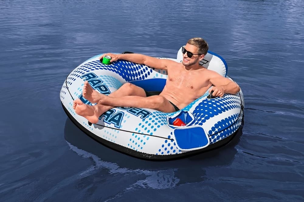 POLTRONA RAPID RIDER ULTRA GONFIABILE CON MANIGLIE PORTABICCHIERE REFRIGERATORE 43726 in Giochi e castelli gonfiabili Trade Shop italia - Napoli, commercioVirtuoso.it