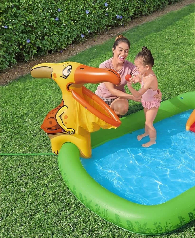 PARCO GIOCHI ACQUATICO JURASSIC SPLASH PISCINA GONFIABILE DA ESTERNO PER BAMBINI 53160 in Giochi e castelli gonfiabili Trade Shop italia - Napoli, commercioVirtuoso.it