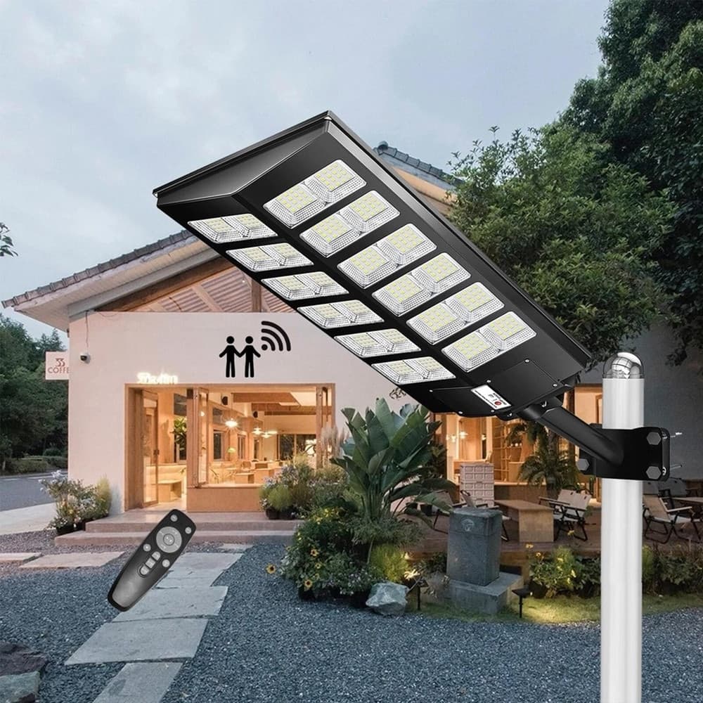 LAMPIONE SOLARE 6500K ILUMINAZIONE STRADALE PER CAMPI DA BASKET STRADE PARCHI GIOCHI in Lampioni Trade Shop italia - Napoli, commercioVirtuoso.it