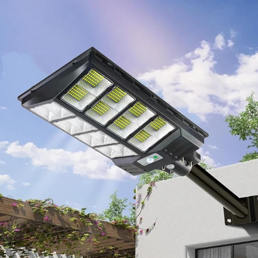 LUCE SOLARE LED LAMPIONE PER PARCO GIOCHI CORTILE STRADA PARCHEGGIO 400 W TELECOMANDO in Lampioni Trade Shop italia - Napoli, commercioVirtuoso.it