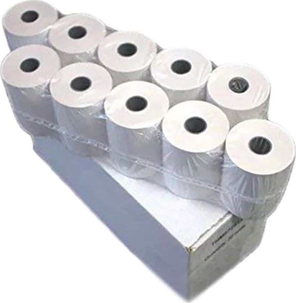 KIT 10 PZ ROTOLI DI CARTA TERMICA DA 57X20 MM ADATTI PER MACCHINE DA 57X20 MM F.12 - 2