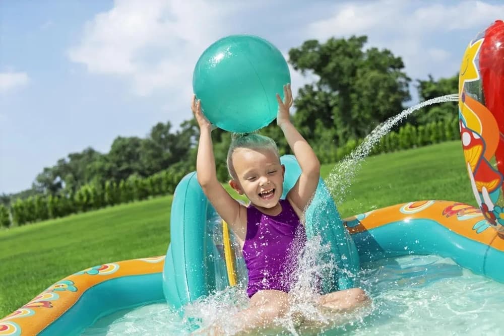 PLAY CENTER PISCINA GONFIABILE RETRO GROOVE PER BAMBINI 193X152X74CM GIARDINO 53164 in Piscinette per bambini Trade Shop italia - Napoli, commercioVirtuoso.it