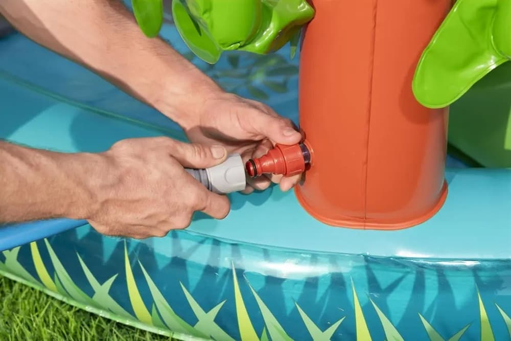 PLAY CENTER GONFIABILE CROCODILE COVE PISCINETTA PER BAMBINI 224 X 181 X 72 CM 53166 in Piscinette per bambini Trade Shop italia - Napoli, commercioVirtuoso.it