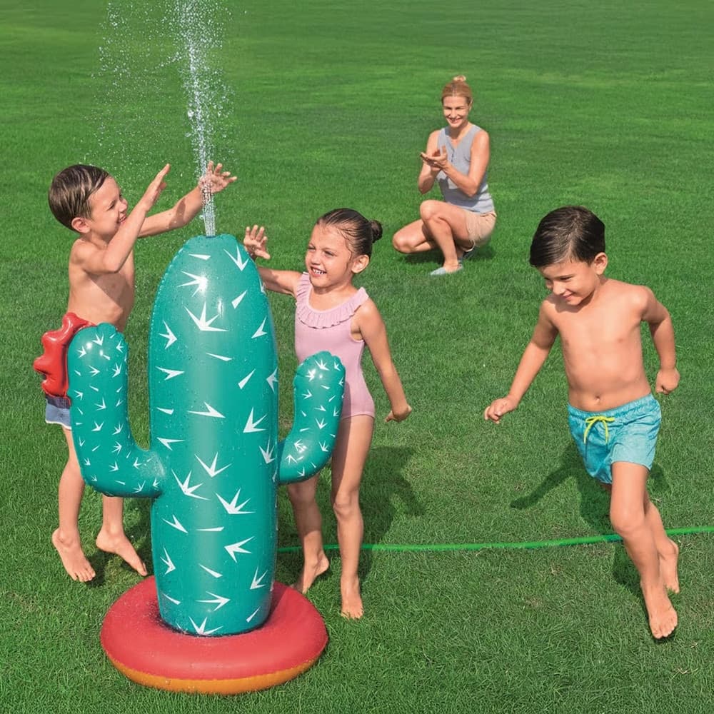 GIOCO ACQUATICO GONFIABILE CACTUS OASIS SPRUZZA ACQUA PER BAMBINI 74X56X104CM 52733 in Spruzzini e fontanelle giocattolo Trade Shop italia - Napoli, commercioVirtuoso.it