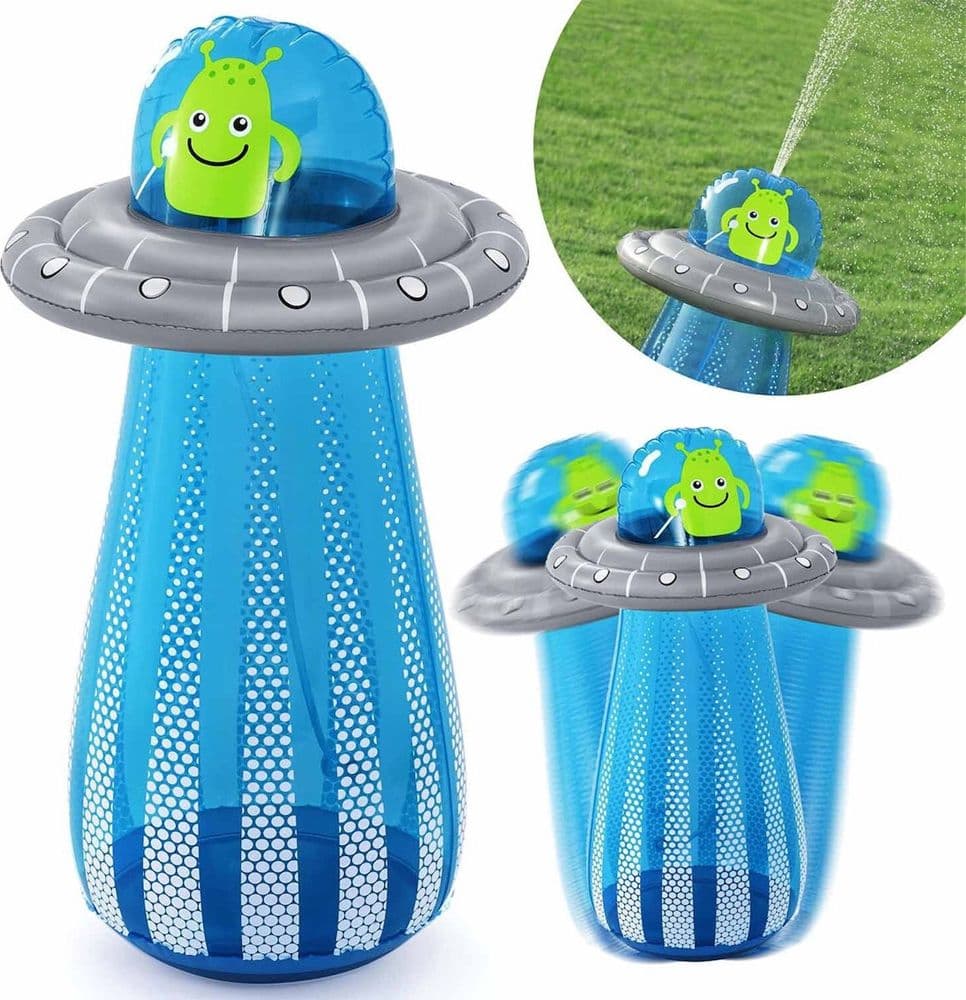 GIOCO GONFIABILE SPRUZZA ACQUA PUNGIBALL SEMPREIMPIEDI UFO BLASTER 61X119CM BAMBINI 52731 in Salvagenti Trade Shop italia - Napoli, commercioVirtuoso.it