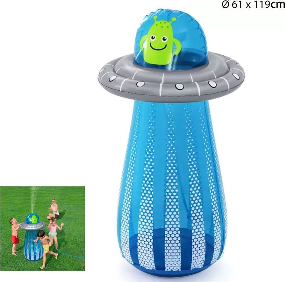 GIOCO GONFIABILE SPRUZZA ACQUA PUNGIBALL SEMPREIMPIEDI UFO BLASTER 61X119CM BAMBINI 52731 in Salvagenti Trade Shop italia - Napoli, commercioVirtuoso.it