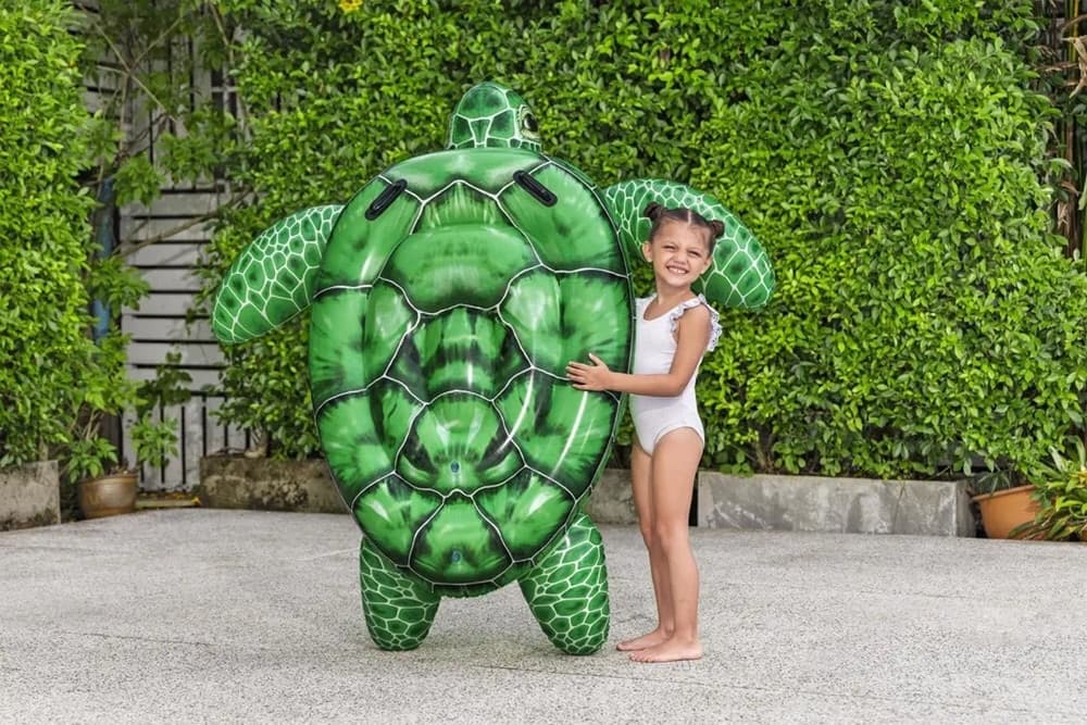 TARTARUGA GALLEGGIANTE DA PISCINA SPIAGGIA PVC GONFIABILE CAVALCABILE TIDAL TURTLE 41524 in Salvagenti Trade Shop italia - Napoli, commercioVirtuoso.it