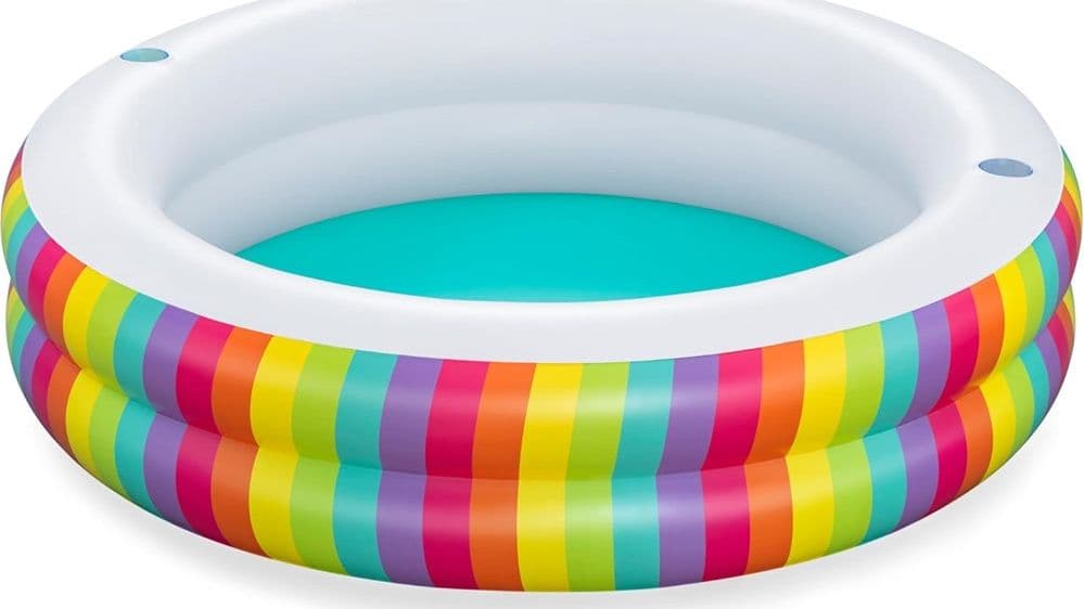 PISCINA TONDA GONFIABILE FAMILY STAMPA ARCOBALENO 206X206X51CM CON 2 PORTABICCHIERI 54443 in Piscine gonfiabili Trade Shop italia - Napoli, commercioVirtuoso.it