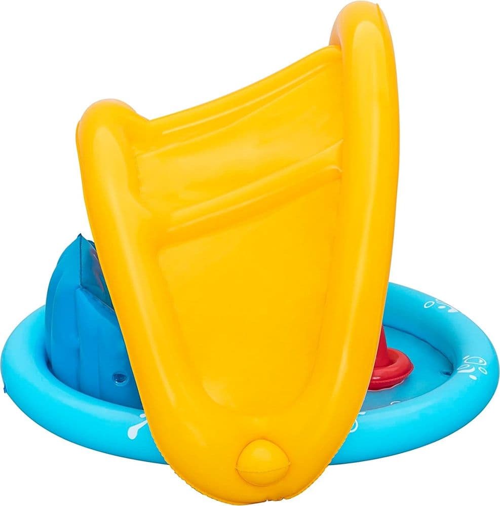 PISCINA GIOCO GONFIABILE LIL SEASHAPES CON SCHIENALE TETTO BIMBI +6 MESI GIARDINO 52568 in Piscinette per bambini Trade Shop italia - Napoli, commercioVirtuoso.it