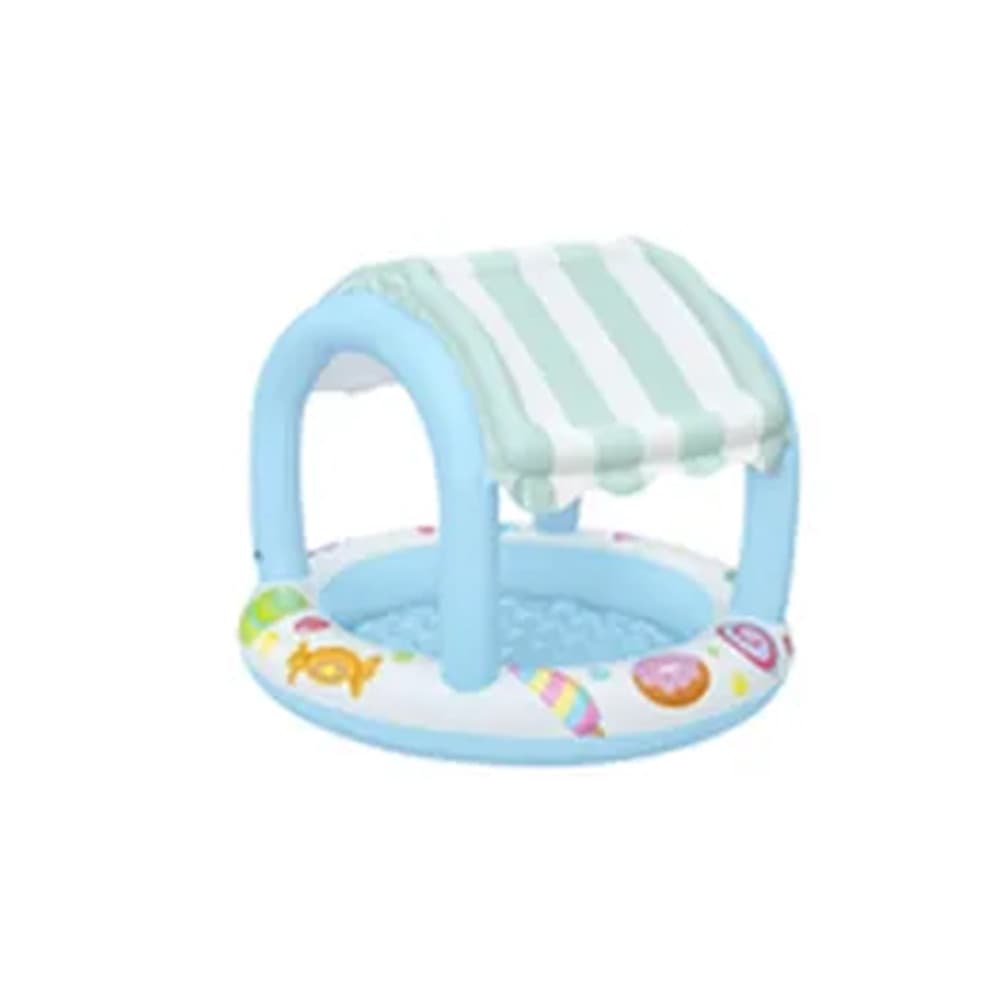 PISCINA SWEET SHOPPE CON FONDO GONFIABILE COPERTURA PER BAMBINI +2 ANNI 104X84CM 52638 in Piscinette per bambini Trade Shop italia - Napoli, commercioVirtuoso.it