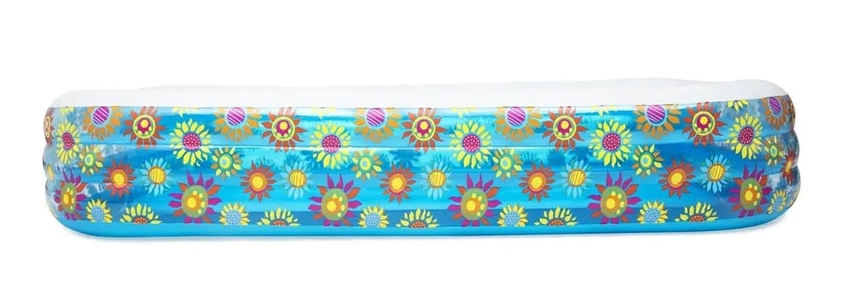 PISCINA GONFIABILE FAMILY RETTANGOLARE A 3 ANELLI DECORO FIORI 305X183X56 CM 54121 in Piscinette per bambini Trade Shop italia - Napoli, commercioVirtuoso.it