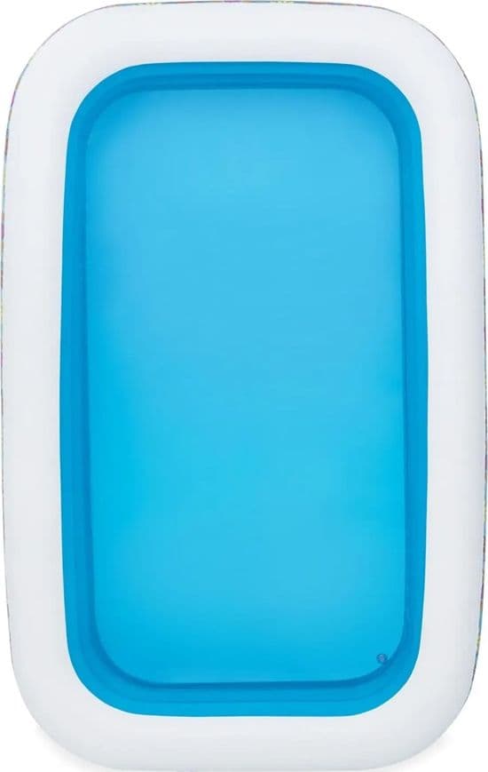 PISCINA GONFIABILE FAMILY RETTANGOLARE A 3 ANELLI DECORO FIORI 305X183X56 CM 54121 in Piscinette per bambini Trade Shop italia - Napoli, commercioVirtuoso.it