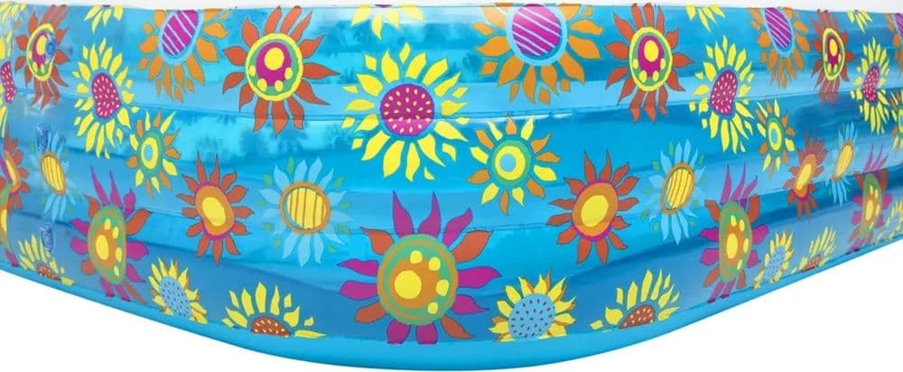 PISCINA GONFIABILE FAMILY RETTANGOLARE A 3 ANELLI DECORO FIORI 305X183X56 CM 54121 in Piscinette per bambini Trade Shop italia - Napoli, commercioVirtuoso.it