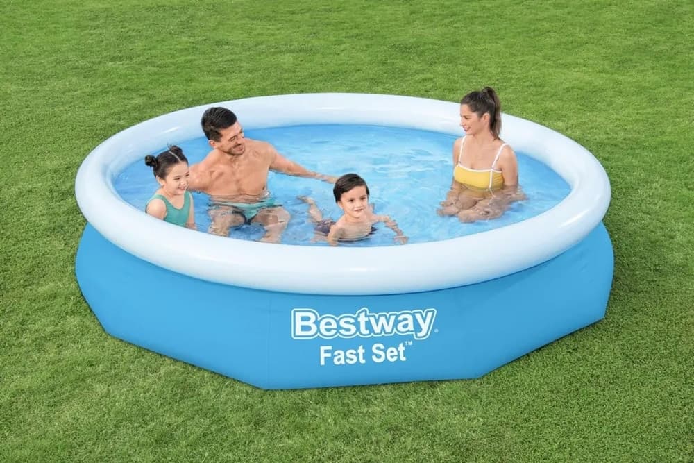PISCINA FUORI TERRA TONDA GONFIABILE FAST SET 305X66CM CON POMPA FILTRO CARTUCCIA 57458 in Piscine fuoriterra Trade Shop italia - Napoli, commercioVirtuoso.it