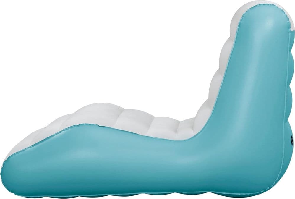 POLTRONA LUNGA LEISURE LUXE CHAISE LONGUE GONFIABILE DESIGN ERGONOMICO 133X79X88CM 75127 in Poltrone Trade Shop italia - Napoli, commercioVirtuoso.it