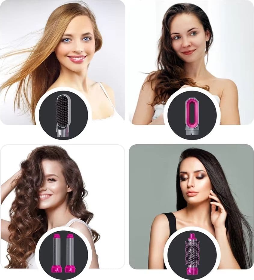 ASCIUGACAPELLI 5 IN 1 SET SPAZZOLE CAPELLI PETTINE AD ARIA CALDA ARRICCIACAPELLI in Modellatori ad aria calda Trade Shop italia - Napoli, commercioVirtuoso.it