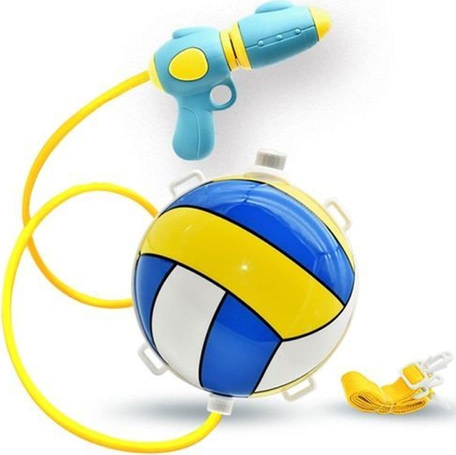 PISTOLA AD ACQUA CON ZAINETTO A FORMA DI PALLONE VOLLEY DA 1.5 LT GIOCO BAMBINI 6722110 in Pistole d'acqua Trade Shop italia - Napoli, commercioVirtuoso.it