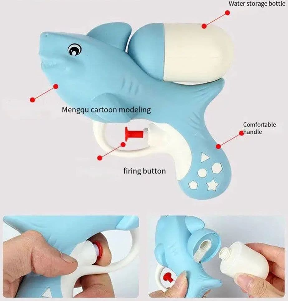 MINI PISTOLA A SPRUZZO D'ACQUA PER BAMBINI ANIMALETTI GIOCO COMBATTIMENTI 14X12CM 618557 in Pistole d'acqua Trade Shop italia - Napoli, commercioVirtuoso.it