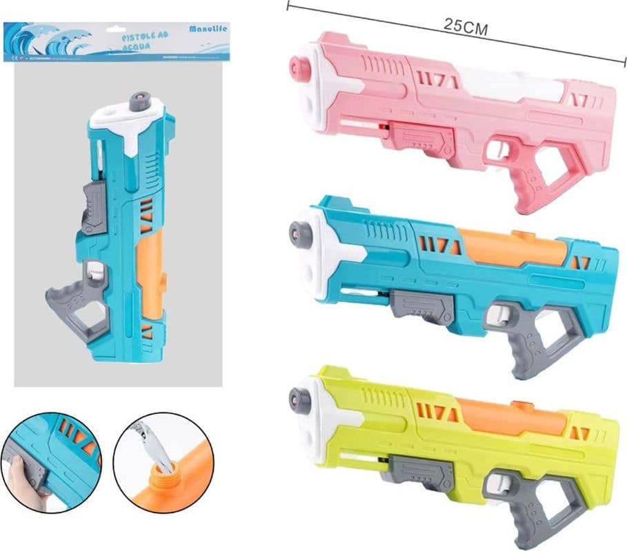 PISTOLA AD ACQUA 25CM GRANDE CAPACITÀ GIOCATTOLO DIVERTIMENTO ESTIVO PER BAMBINI 618572 in Pistole d'acqua Trade Shop italia - Napoli, commercioVirtuoso.it