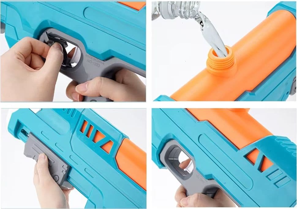 PISTOLA AD ACQUA 25CM GRANDE CAPACITÀ GIOCATTOLO DIVERTIMENTO ESTIVO PER BAMBINI 618572 in Pistole d'acqua Trade Shop italia - Napoli, commercioVirtuoso.it