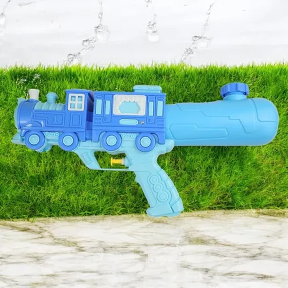 PISTOLA AD ACQUA 5183 DESIGN LOCOMOTIVA CON VAGONE PER BAMBINI GIOCO ESTIVO 23 CM 618553 in Pistole d'acqua Trade Shop italia - Napoli, commercioVirtuoso.it