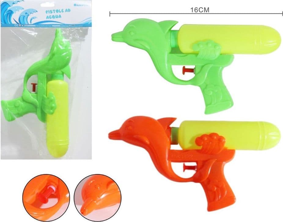 PISTOLA AD ACQUA A FORMA DI DELFINO IN PLASTICA GIOCATTOLO ESTIVO PER BAMBINI 16CM 618556 in Pistole d'acqua Trade Shop italia - Napoli, commercioVirtuoso.it