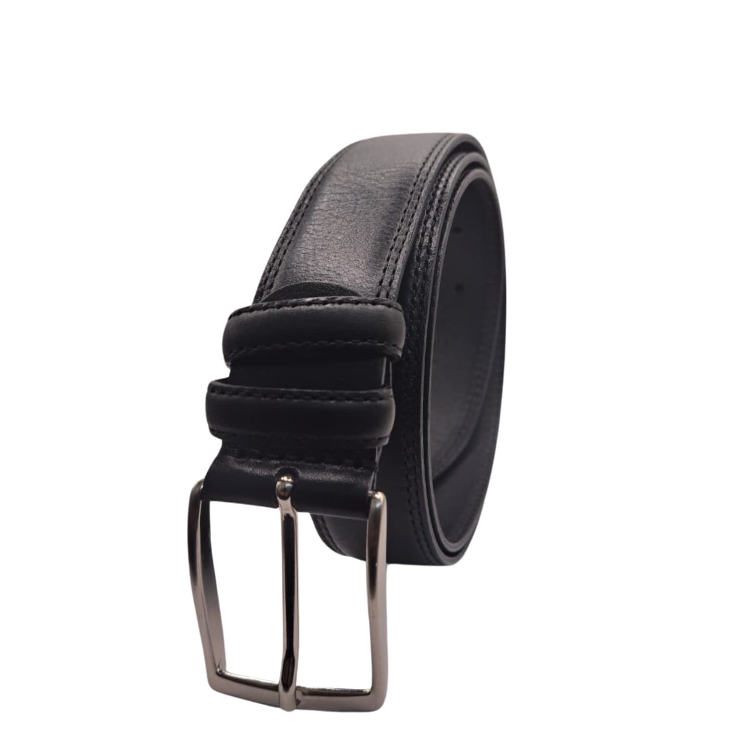 Cintura Cinta Uomo In Vera Pelle Made in Italy Cuoio Casual Classica Regolabile Nera Ecoprice® in Cinture Ecoprice.it - Avellino, commercioVirtuoso.it