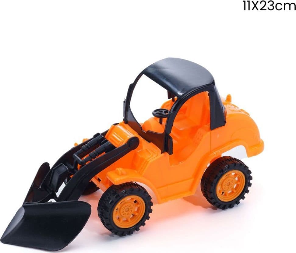 TRATTORE CON PALA SCAVATRICE ARANCIONE 11X23CM GIOCATTOLO PER BAMBINI IN PLASTICA 258286 in Veicoli elettrici Trade Shop italia - Napoli, commercioVirtuoso.it
