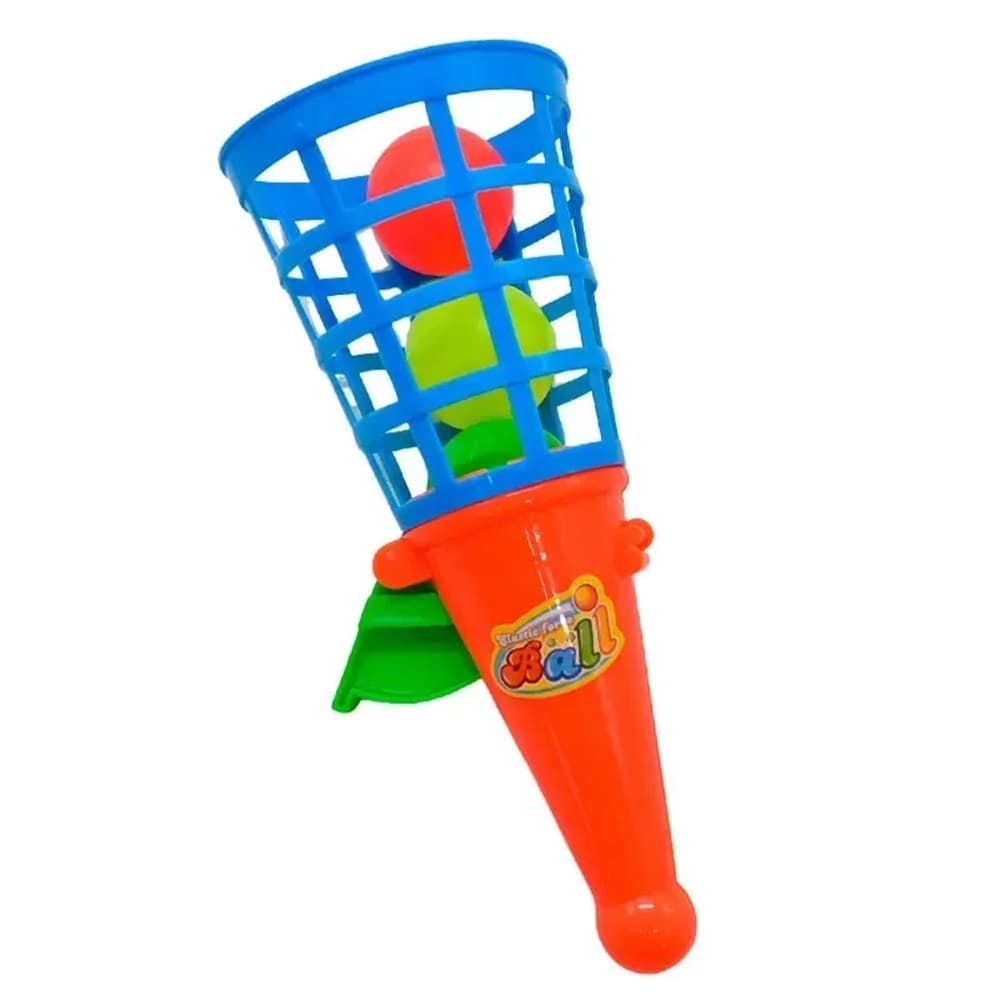 SET 2PZ CONO LANCIA PALLINE PALLE GIOCATTOLO GIOCO PER BAMBINI 18CM COLORATI 258359 in Palle Trade Shop italia - Napoli, commercioVirtuoso.it