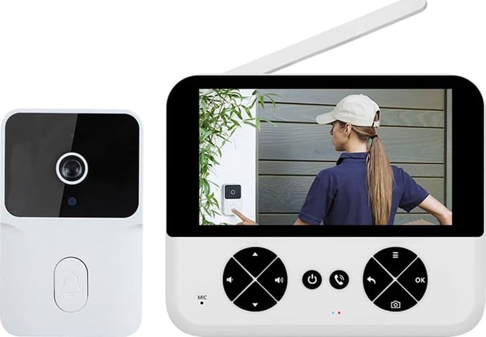 VIDEOCITOFONO WIRELESS TELECAMERA SCHERMO IPS 4,3" VISIONE NOTTURNA AUDIO BIDIREZIONALE in Citofoni Trade Shop italia - Napoli, commercioVirtuoso.it