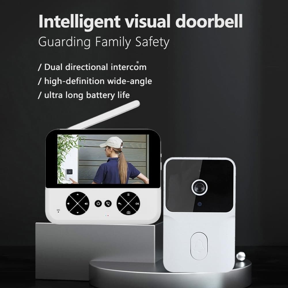 VIDEOCITOFONO WIRELESS TELECAMERA SCHERMO IPS 4,3" VISIONE NOTTURNA AUDIO BIDIREZIONALE in Citofoni Trade Shop italia - Napoli, commercioVirtuoso.it