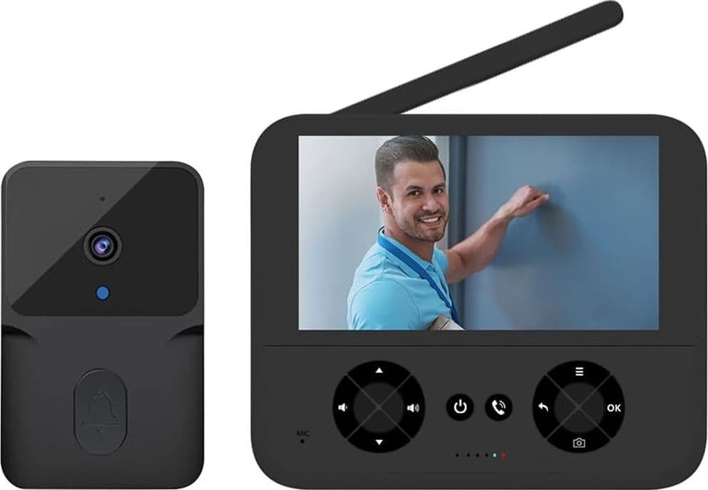 VIDEOCITOFONO WIRELESS TELECAMERA SCHERMO IPS 4,3" VISIONE NOTTURNA AUDIO BIDIREZIONALE in Citofoni Trade Shop italia - Napoli, commercioVirtuoso.it
