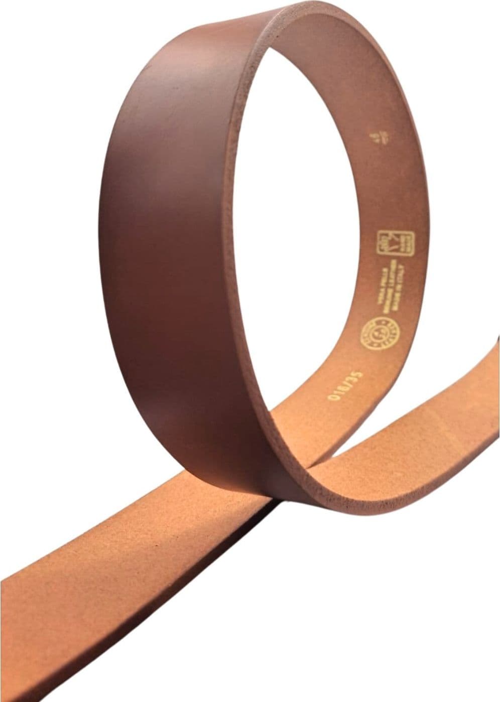 Cintura Cinta Uomo In Vera Pelle Made in Italy Cuoio Casual Classica Regolabile Marrone Ecoprice® in Cinture Ecoprice.it - Avellino, commercioVirtuoso.it