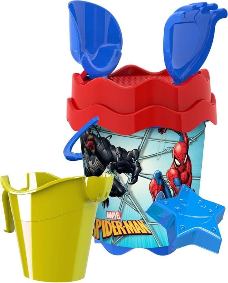 SET SECCHIELLO MARE SPIDERMAN CON ACCESSORI SPIAGGIA ESTATE PER BAMBINI 17CM 256344 - 2