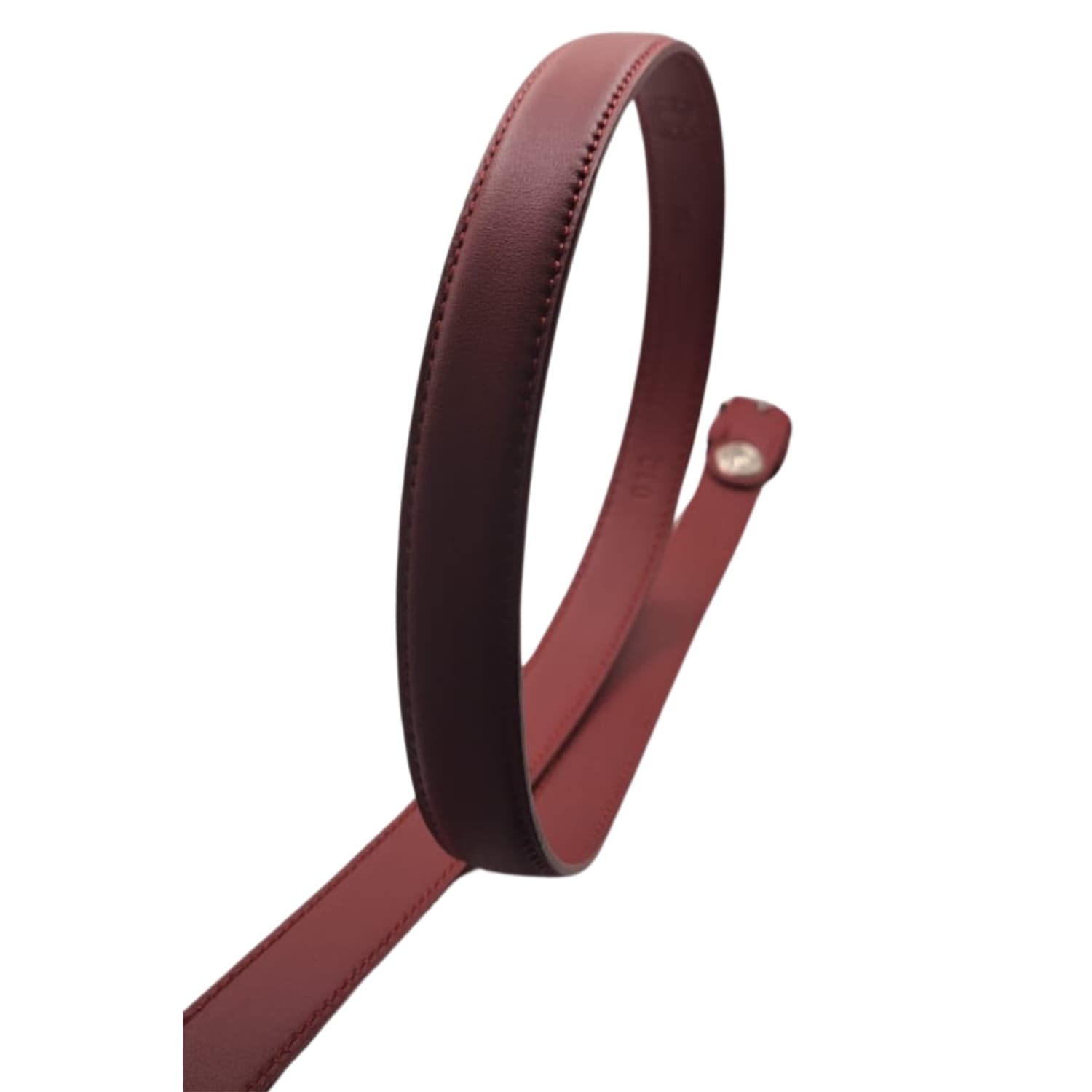 Cintura Cinta Donna In Vera Pelle Made in Italy Cuoio Casual Classica Regolabile Bordeaux Ecoprice® in Cinture Ecoprice.it - Avellino, commercioVirtuoso.it