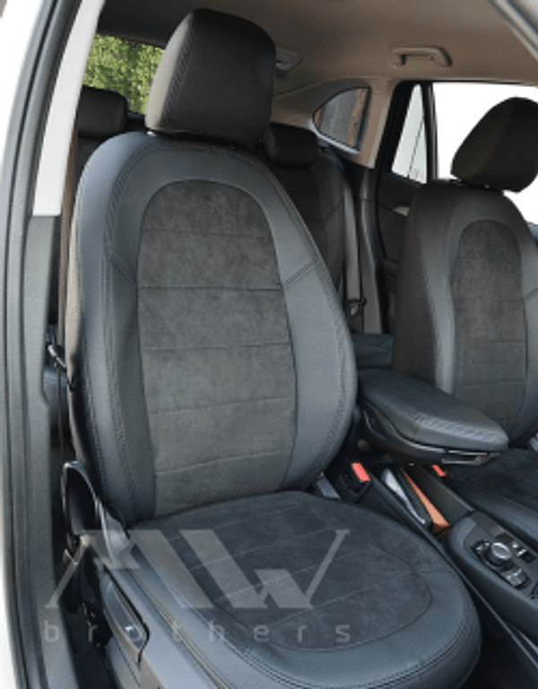 Coprisedili su misura per BMW X1 (F48) (2015-2022), Leather style in Set per interni Autooggetti.it - Roma, commercioVirtuoso.it