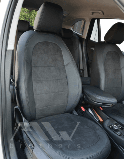 Coprisedili su misura per BMW X1 (F48) (2015-2022), Leather style in Set per interni Autooggetti.it - Roma, commercioVirtuoso.it