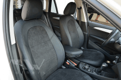 Coprisedili su misura per BMW X1 (F48) (2015-2022), Leather style in Set per interni Autooggetti.it - Roma, commercioVirtuoso.it