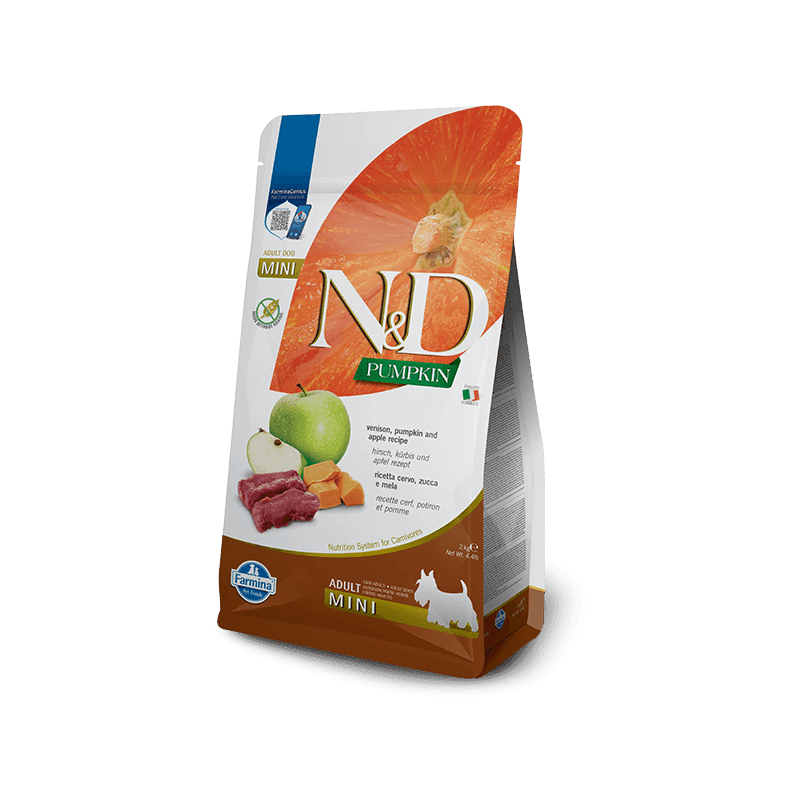 Farmina N&D Pumpkin mangime secco Cani Adulti Mini cervo e mela 2 kg - 2