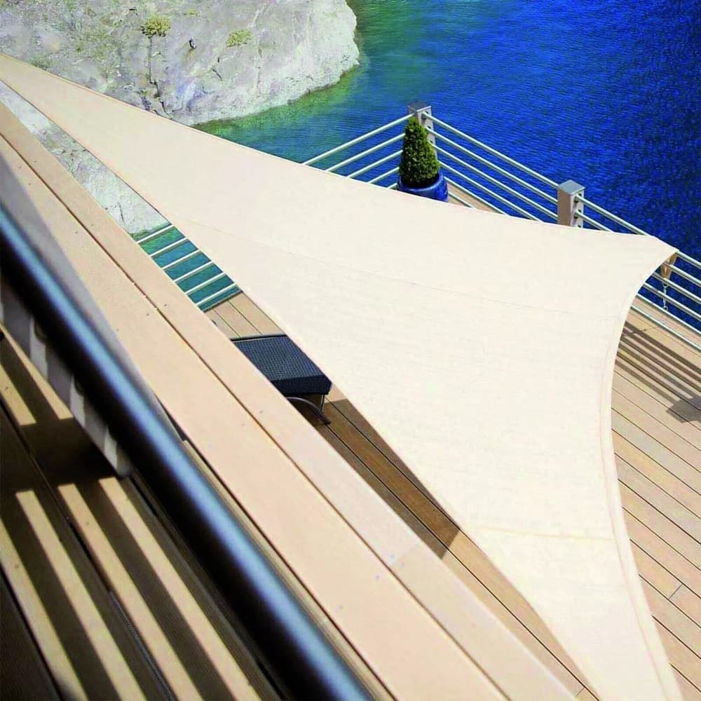 TENDA VELA OMBREGGIANTE PARASOLE DA ESTERNO TERRAZZE GIARDINO TRIANGOLARE 4 X 4 X 4 MT in Vele parasole Trade Shop italia - Napoli, commercioVirtuoso.it