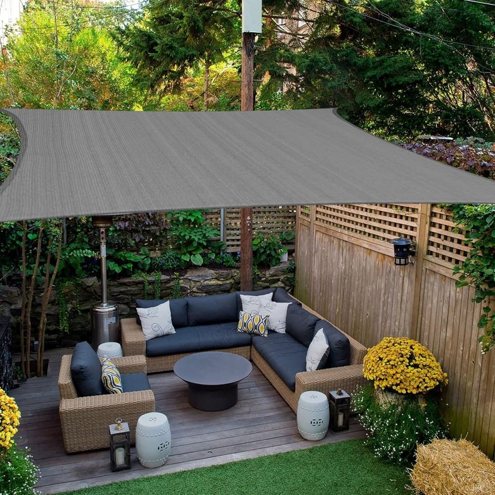 TENDA VELA OMBREGGIANTE PARASOLE DA ESTERNO TERRAZZE GIARDINO PATIO QUADRATA 4 X 4 MT in Vele parasole Trade Shop italia - Napoli, commercioVirtuoso.it