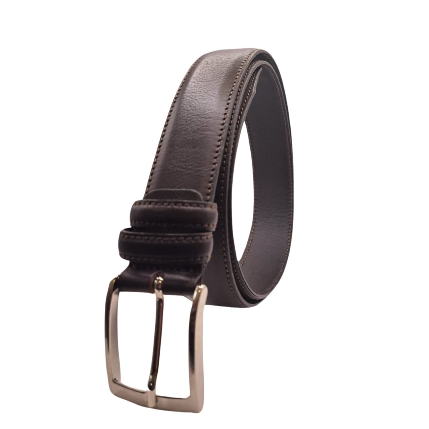 Cintura Brown Vera Pelle Made in Italy Varie Misure Spessore 35 EcoPrice® in Cinture Ecoprice.it - Avellino, commercioVirtuoso.it